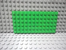 Lego 1 Bright Green 6x12 base plate NEW