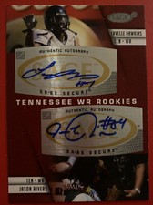2008 SAGE Squared Dual Autographs #A39 Lavelle Hawkins/Jason Rivers Auto
