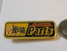 KEY ATUO PARTS STORE RACING ADVERTISEMENT PIN
