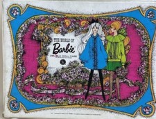   Vintage 1968 Mattel The World of Barbie Double Doll Case White Vinyl Mod 10