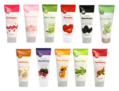 2pcs Pure Mind So Fresh Cleansing Foam Face Cleanser 100ml 