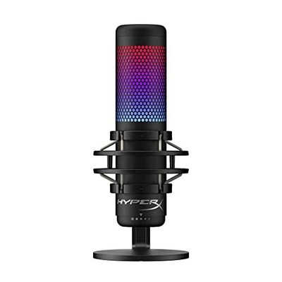 HyperX QuadCast S - RGB USB Kondensator Mikrofon für PC, PS4 und Mac,
