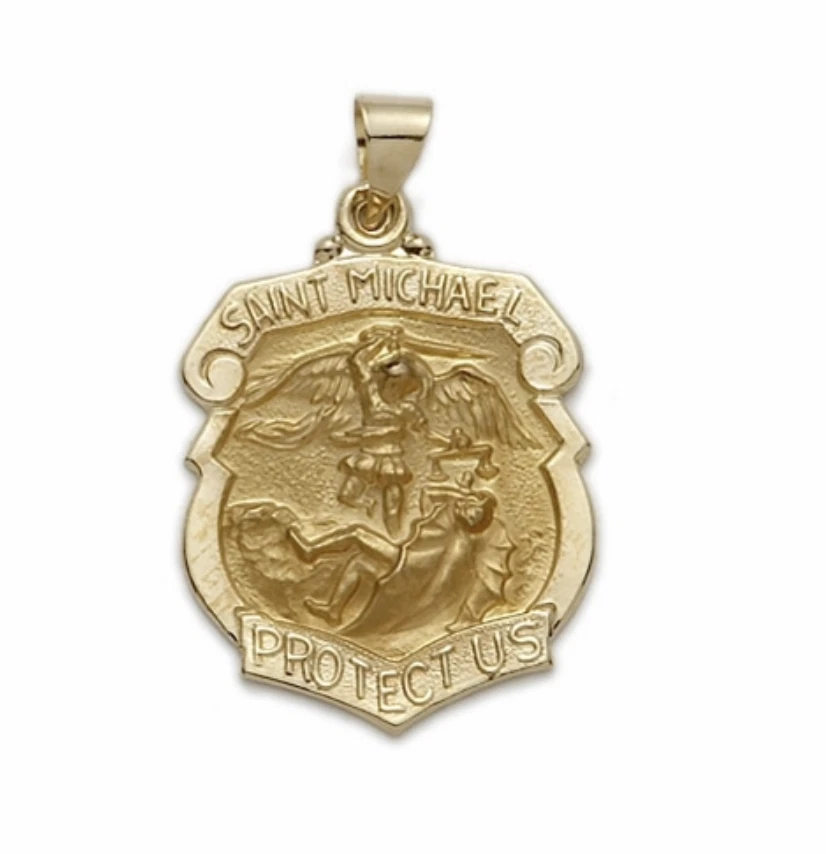 St michael pendant sale police