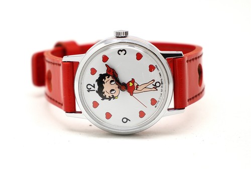 Betty Boop 1985 Betty's Store Analog Mechanical Women's Watch WORKS