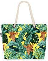 Void Tasche Giraffe Urwald Gelb Giraffe Afrika Palme Safari Dschungel