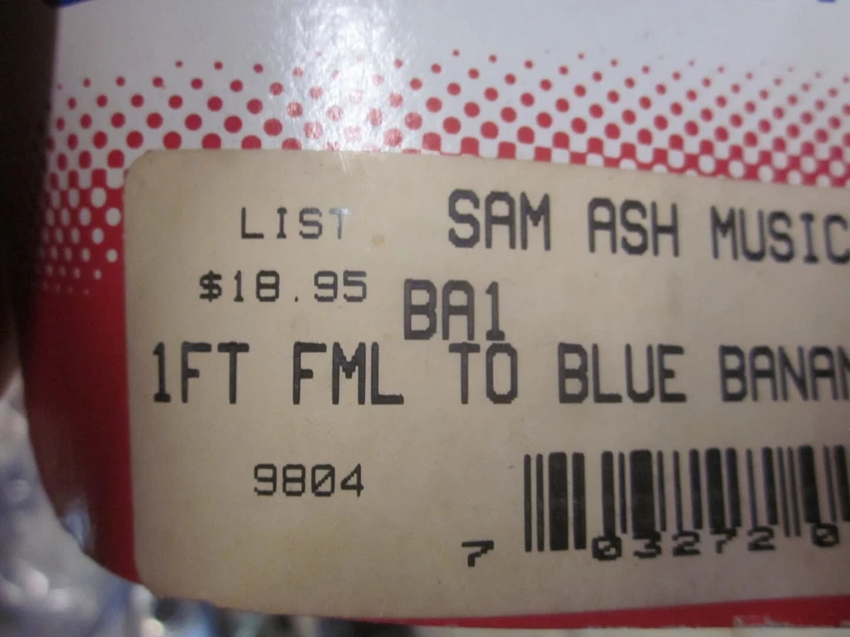 Lote De Colección De 4 Adaptador Pro Co S16BQF-1 1/4 Hembra A Doble Banana 1 Pie Foto 4 de 4