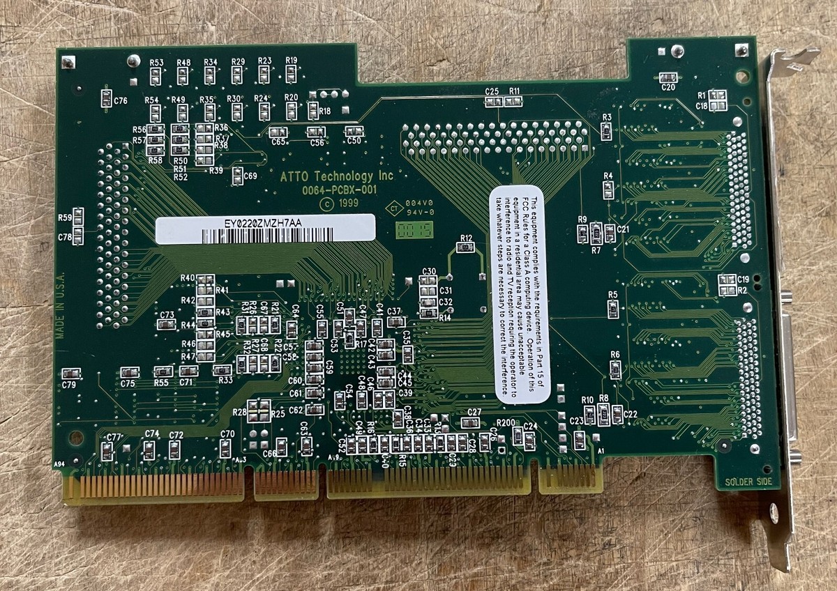 ATTO ExpressPCI UL2D Dual-Channel Ultra2 SCSI Host Adapter | eBay