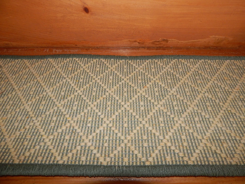 15 = PASO 9"x 30" peldaños escalera escalera lana tejida. Foto 4 de 4