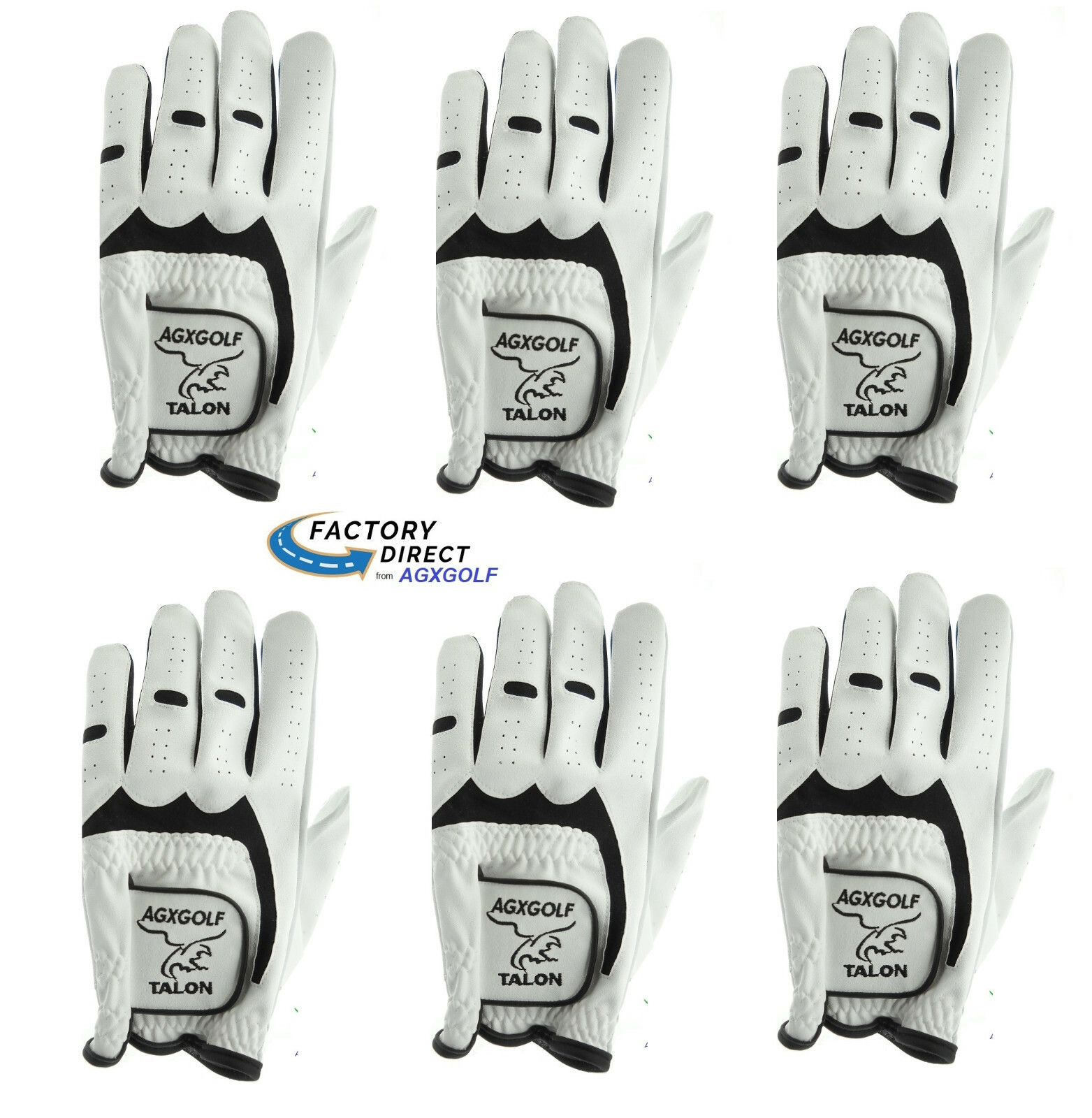 Glove 6 Pack Men's Left Hand Talon Cabretta Leather