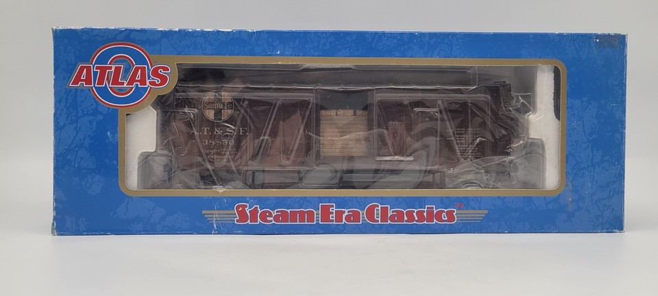Atlas 9305 2Rail O-Scale Santa Fe Dbl Wood Sheathed Box Car #38850 ...