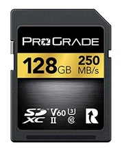 ProGrade Digital SDXC UHS-II V60 GOLD 128GB Memory Card Officially Imported