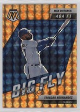 2022 Panini Mosaic Big Fly Fluorescent Orange Prizm /99 Teoscar Hernandez 1ax