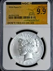 2024 Peace Dollar NGC 9.9