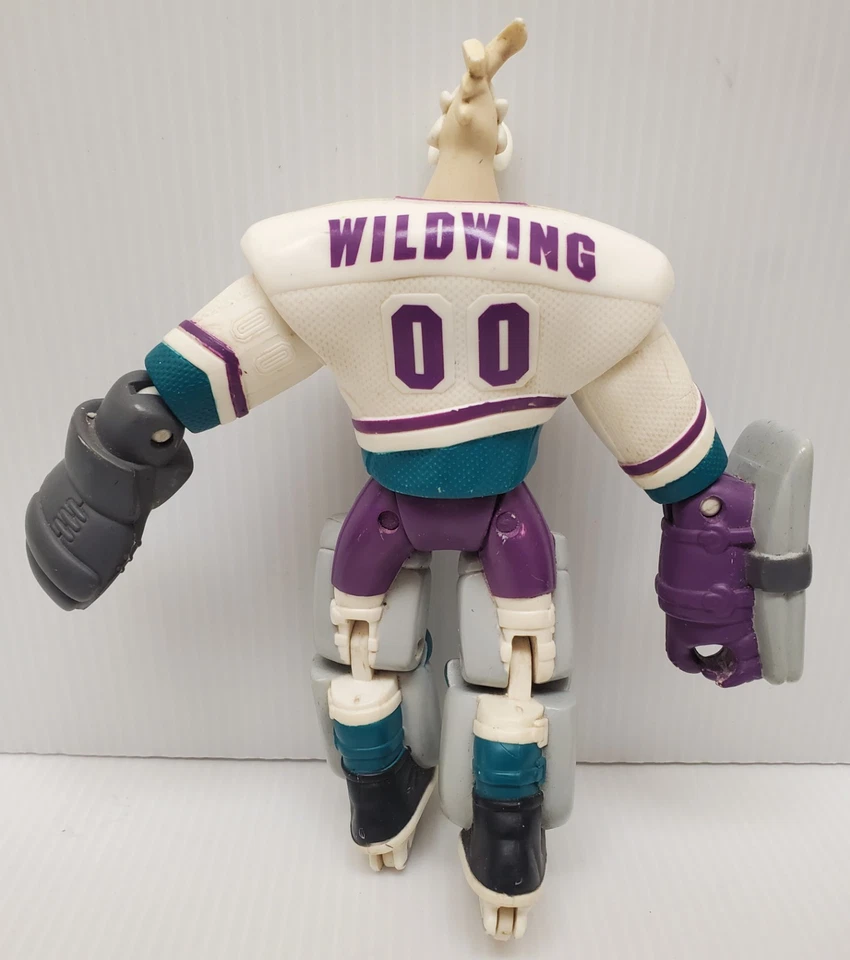 Wildwing Mighty Ducks Action Figure Hocky Powersave - Superstars 1996 Mattel  Foto 3 de 4
