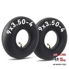 2-Pack 9x3.50-4 Inner Tube 2.80/2.50-4 Replacement Tire Tube with TR87 Bent