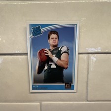 2018 Panini Donruss Rated Rookie Sam Darnold #301 New York Jets Football Card. rookie card picture