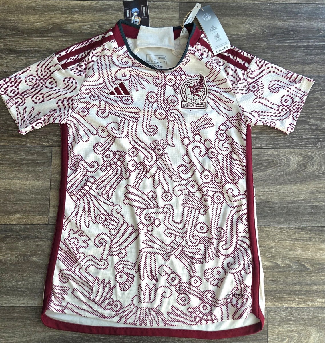 NWT Adidas Mexico Away 2022 Futbol Jersey Women Size Small HE8856