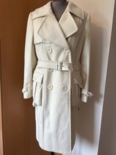 Martellini Made In Italy Ladies Winter Cream Wool Cashmere Coat EUR 42 UK12-14
