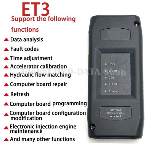 2025ET3 317-7485 for CAT Communication Adapter Diagnostic Tool Truck+CF53 laptop - Picture 3 of 8