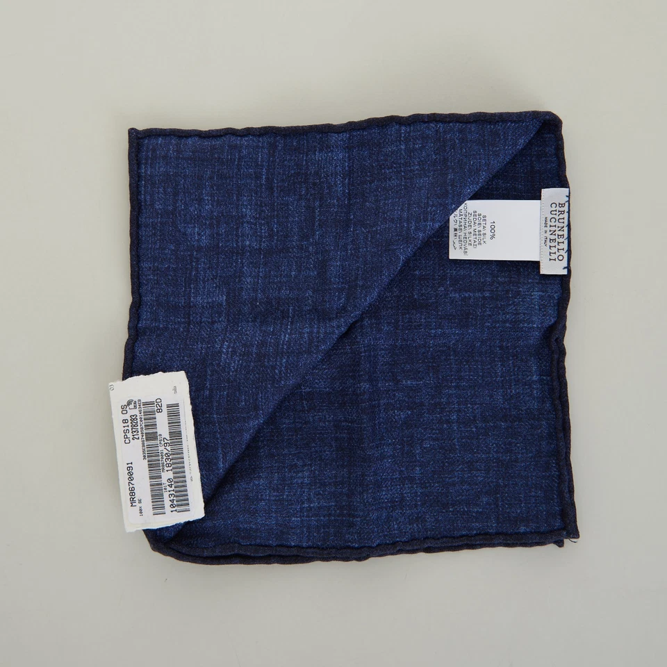 BRUNELLO CUCINELLI 280$ Bufanda Cuadrada Bolsillo - Seda Foto 3 de 3