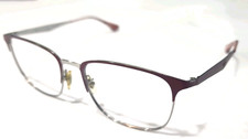 Ray Ban RB6421 3003 Burgundy Square Eyeglasses Frame 54-18 145