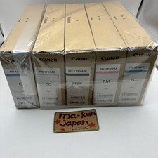 Canon PFI-1700 Ink Cartridge Set of 5 - New, Expired, Japan, Gift/mj43