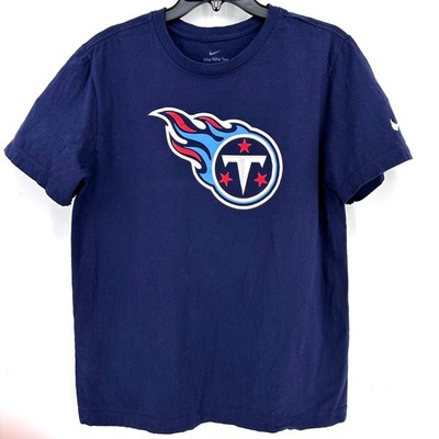 Nike Tennessee Titans NFL Football Short Sleeve T Shirt Mens Size Medium Blue