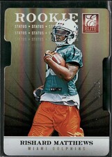 2012 Elite Rishard Matthews #187 Status Die-Cut /15