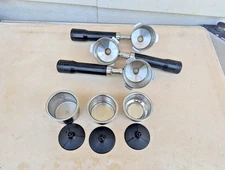 3 Schaerer Barista Portafilters Single Double Triple Espresso Machine