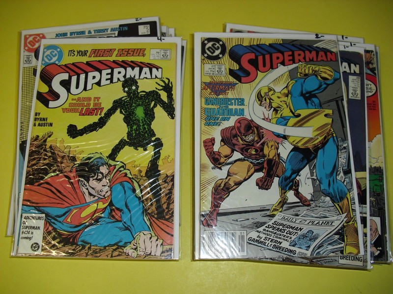 Lot of 34 Superman 1987 comics all VG to FN many newsstand! 1 2 3 5 6 7 8 10 12