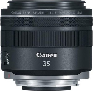 Canon RF 35mm f1.8 Macro IS STM Black Photography Camera Lens