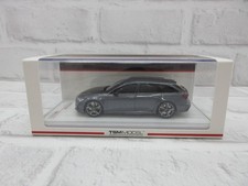 Mini car 1/43 TSM model Audi RS6 Avant Daytona gray model car Age14+