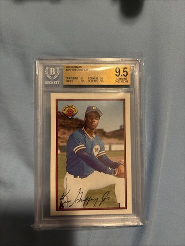 Bowman 1989 #220 Ken Griffey Jr Rookie BGS 9.5 Seattle Mariners
