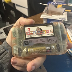 Bandai WonderSwan Color Crystal Orange Console Only with game