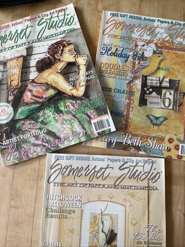 Somerset Studio 3 Magazine Lot, Sep/Oct 2011, Nov/ Dec 2011, May/June 2013- RARE