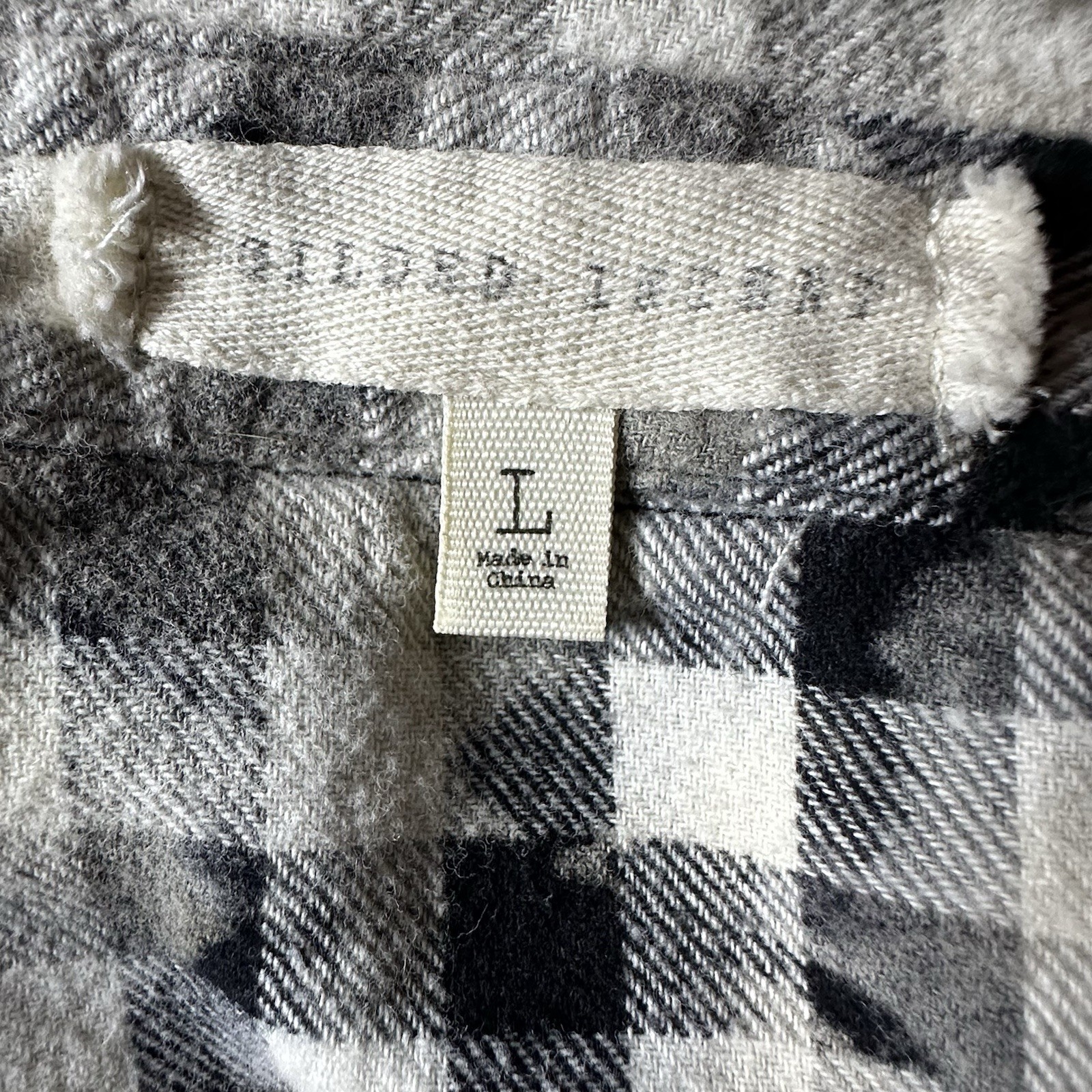 Gilded Intent Plaid Button Up Distressed Frayed H… - image 7