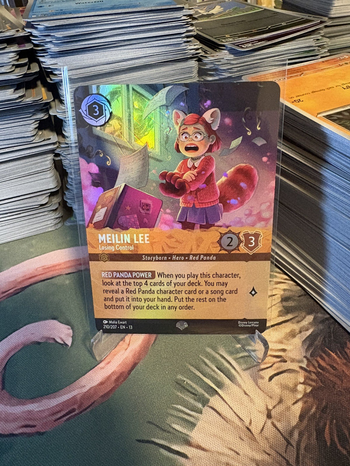Meilin Lee - Losing Control (Epic) 210/207 Attack of the Vine! Lorcana Holo NM 2