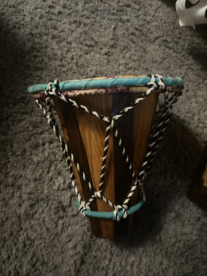 Tambor de mano Ashiko cabezal de 8 pulgadas de 10 pulgadas de alto Foto 2 de 3