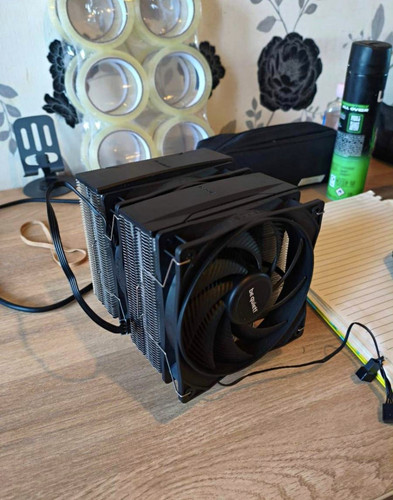 Be Quiet Dark Rock Pro 3 BK022 Dual Tower CPU Cooler 2x120mm Black LGA1700 Am5/4