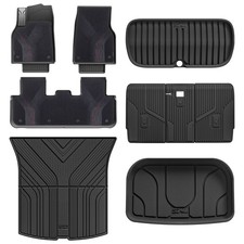 3W  Floor Mats Full Set & Cargo Liners for 2025-2026 Tesla Model Y Juniper TPE