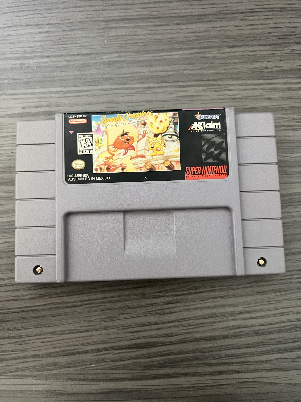 Speedy Gonzales Los Gatos Bandidos SNES Super Nintendo NTSC USA Cartouche