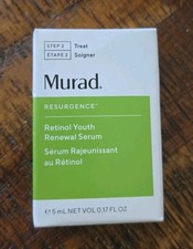 MURAD Resurgence Retinol Youth Renewal Serum - Deluxe 0.17 FL OZ BRAND NEW