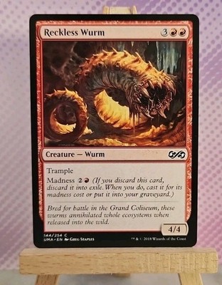 MTG: Reckless Wurm 144/254 - Ultimate Masters - LP Condition