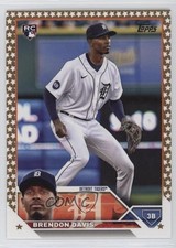 2023 Topps Complete Set Fanatics Exclusive Gold Star Brendon Davis #494 14dq