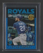Kyle Isbel 2021 Topps 1986 Blue Mojo Refractor #86C-31 K.C.Royals Rookie 012/150