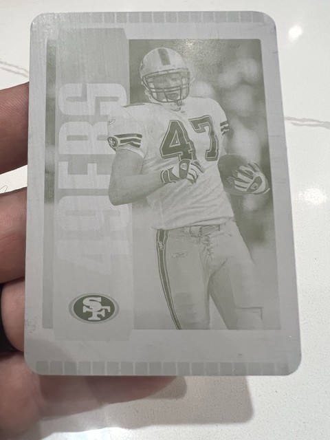 2005 Bowman Billy Bajema 1/1 Magenta Printing Plate #239 True #1/1 49ers