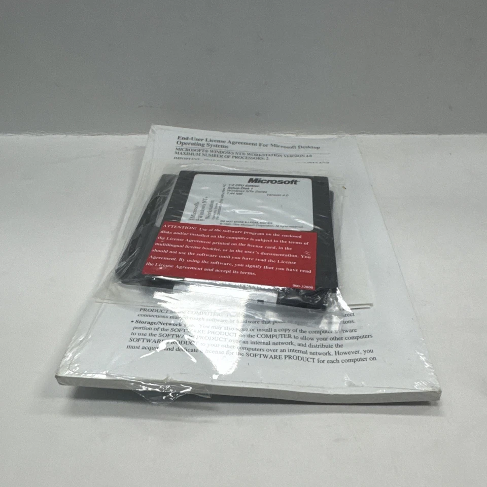 Dell Windows NT Workstation Operating System Version 4.0 -Factory sealed - Image 4 of 4