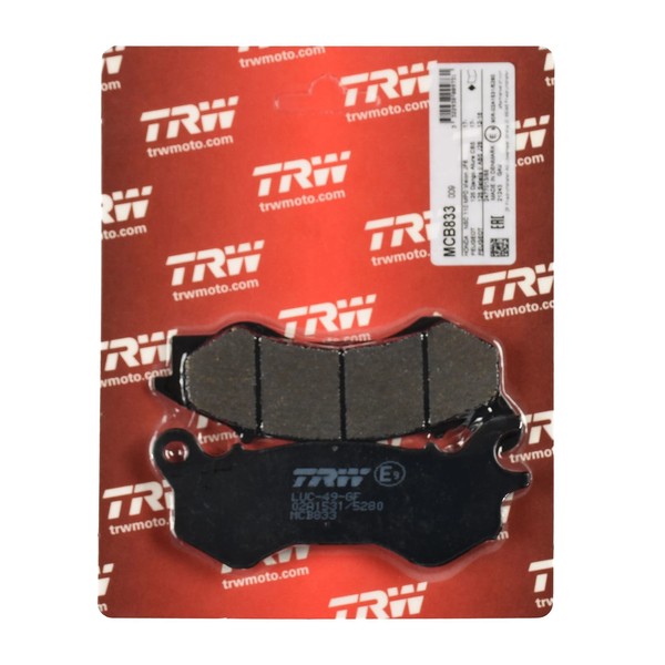 Trw Bremsbelag Organisch (FüR: Honda Sh 125I Mode Cbs JF71A 17-20 Vorne )-image