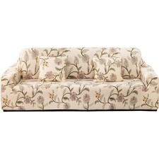 Sofabezug Elastisch Blumen 1 Sitzer Stretch Sofaüberwurf Couchbezug Schoner G...