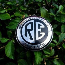 Royal Enfield Reddicth distintivo convesso in rilievo emblema logo decalcomania moto